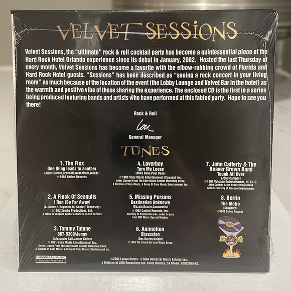 Hard Rock Hotel Promotional CD - Picture 2 of 2